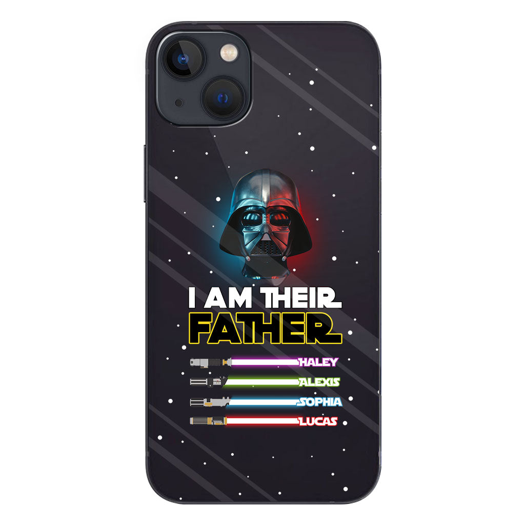 I Am Their Father - Personalized Father Clear Phone Case