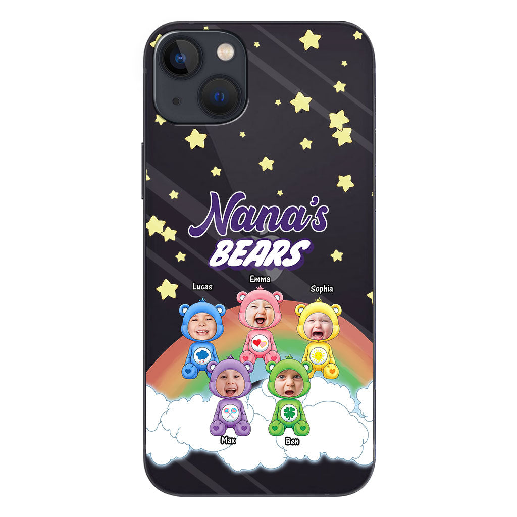 Mama's Bears - Personalized Mother Clear Phone Case