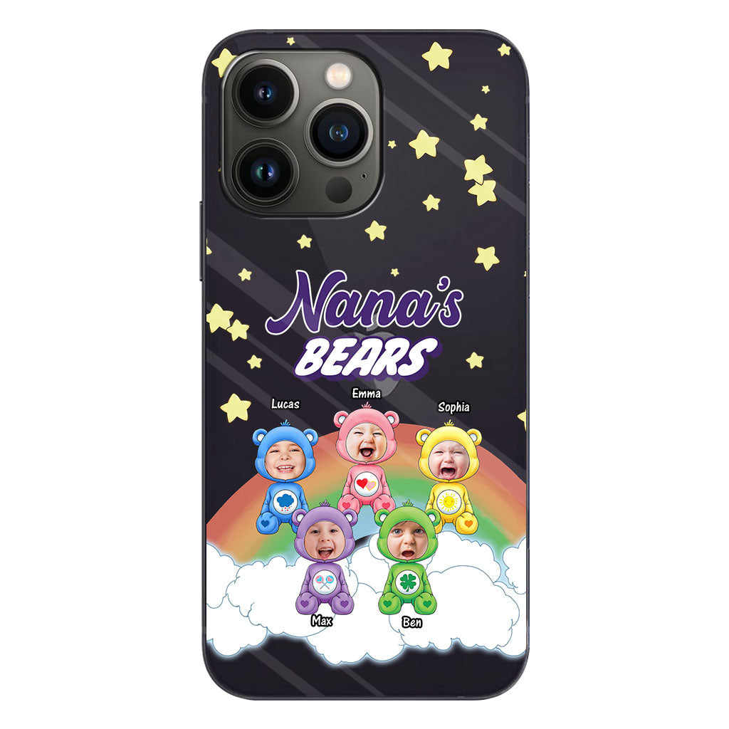 Mama's Bears - Personalized Mother Clear Phone Case
