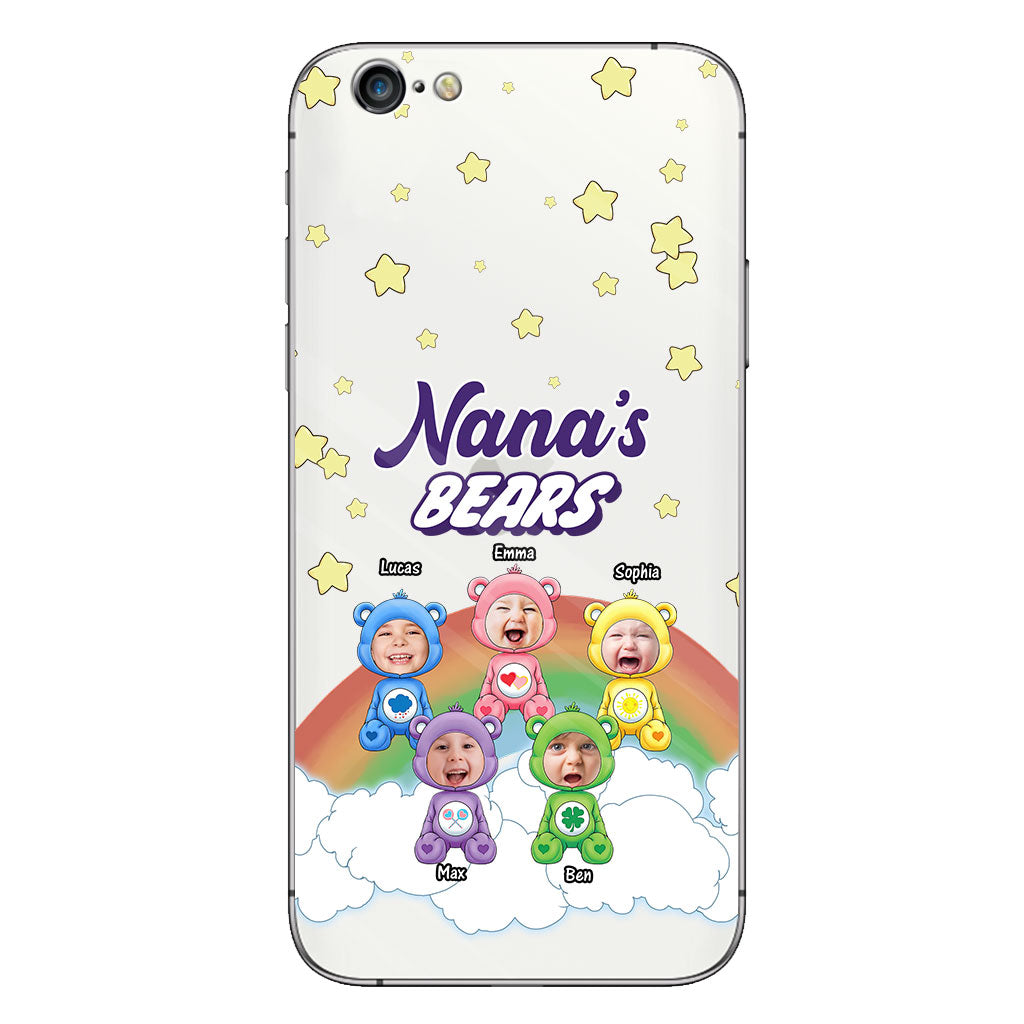 Mama's Bears - Personalized Mother Clear Phone Case