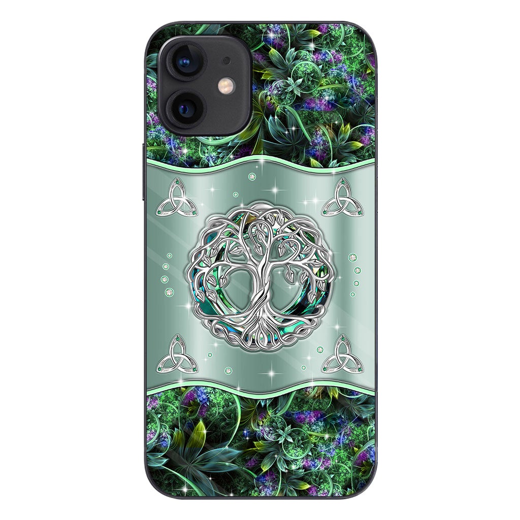 Irish Tree Of Life Celtic Knot - Irish Phone Case With 3D Pattern Print