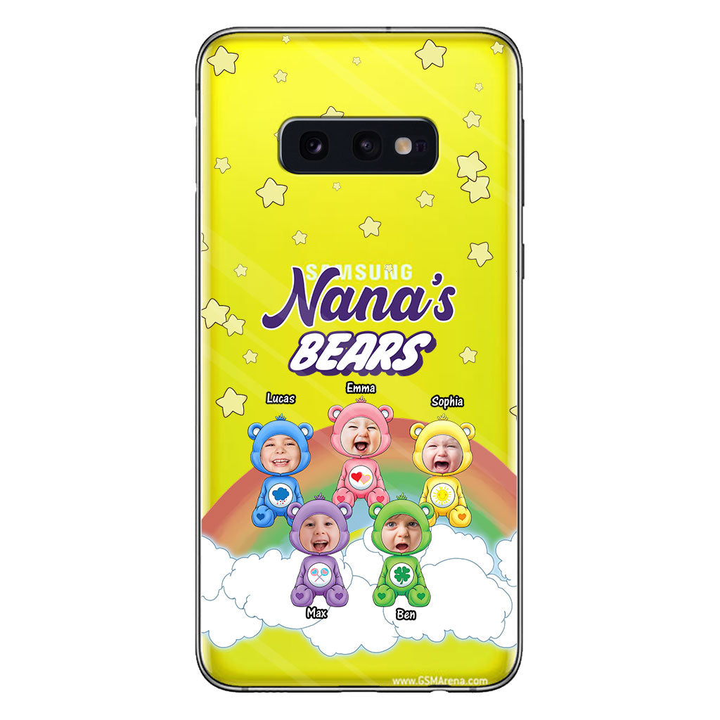 Mama's Bears - Personalized Mother Clear Phone Case