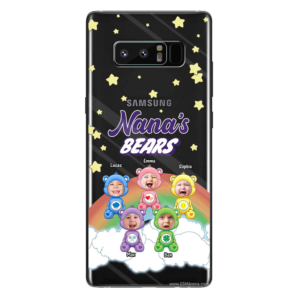 Mama's Bears - Personalized Mother Clear Phone Case