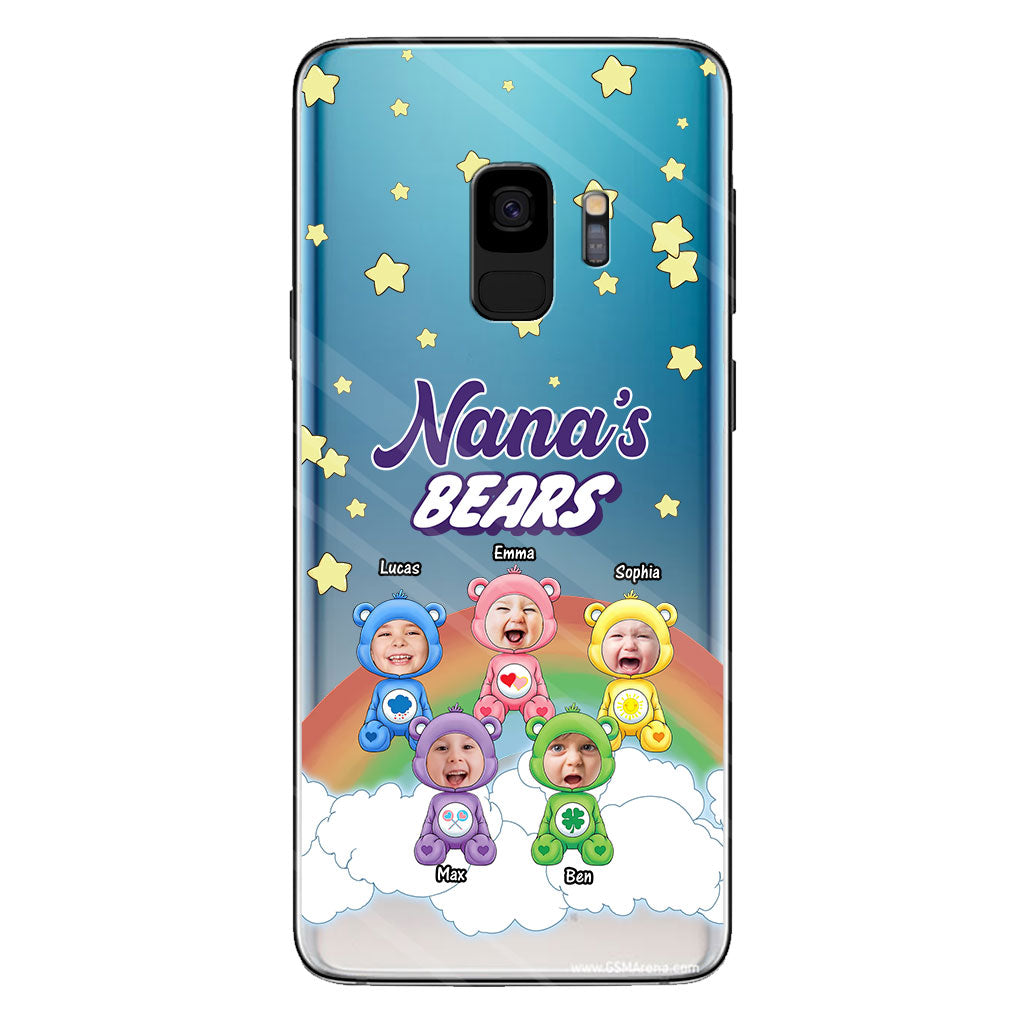 Mama's Bears - Personalized Mother Clear Phone Case