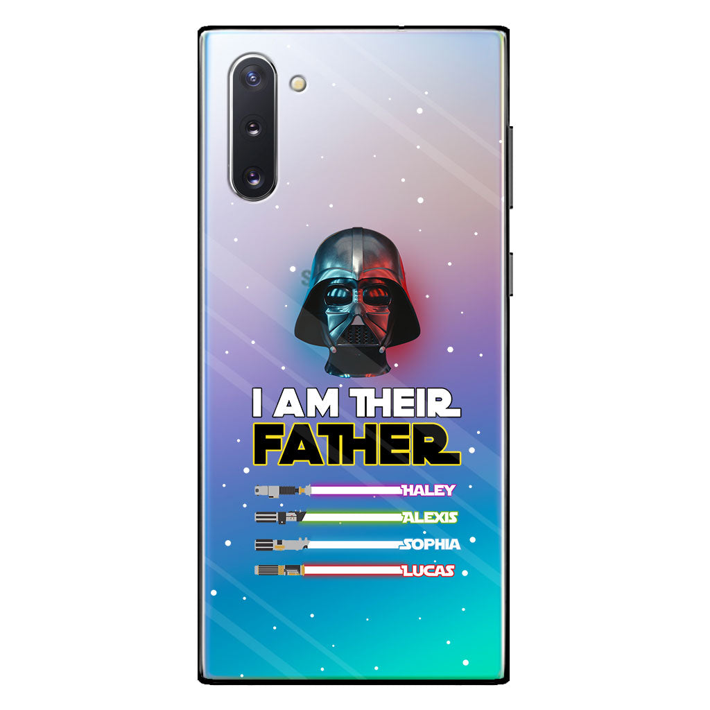 I Am Their Father - Personalized Father Clear Phone Case