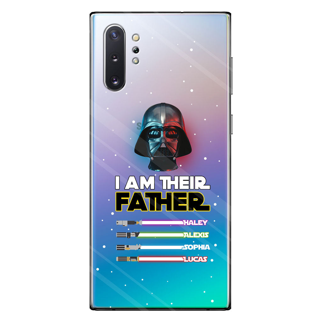 I Am Their Father - Personalized Father Clear Phone Case