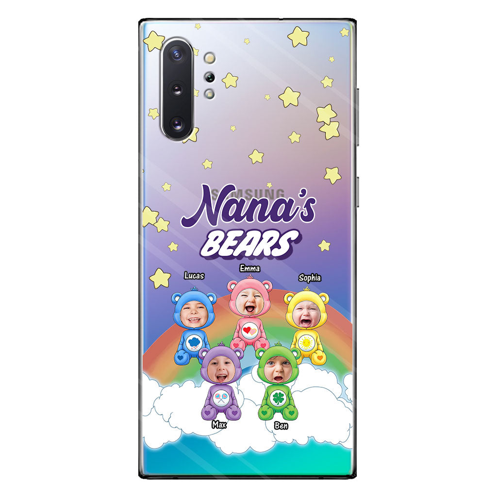 Mama's Bears - Personalized Mother Clear Phone Case