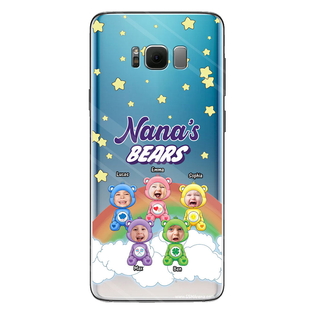 Mama's Bears - Personalized Mother Clear Phone Case