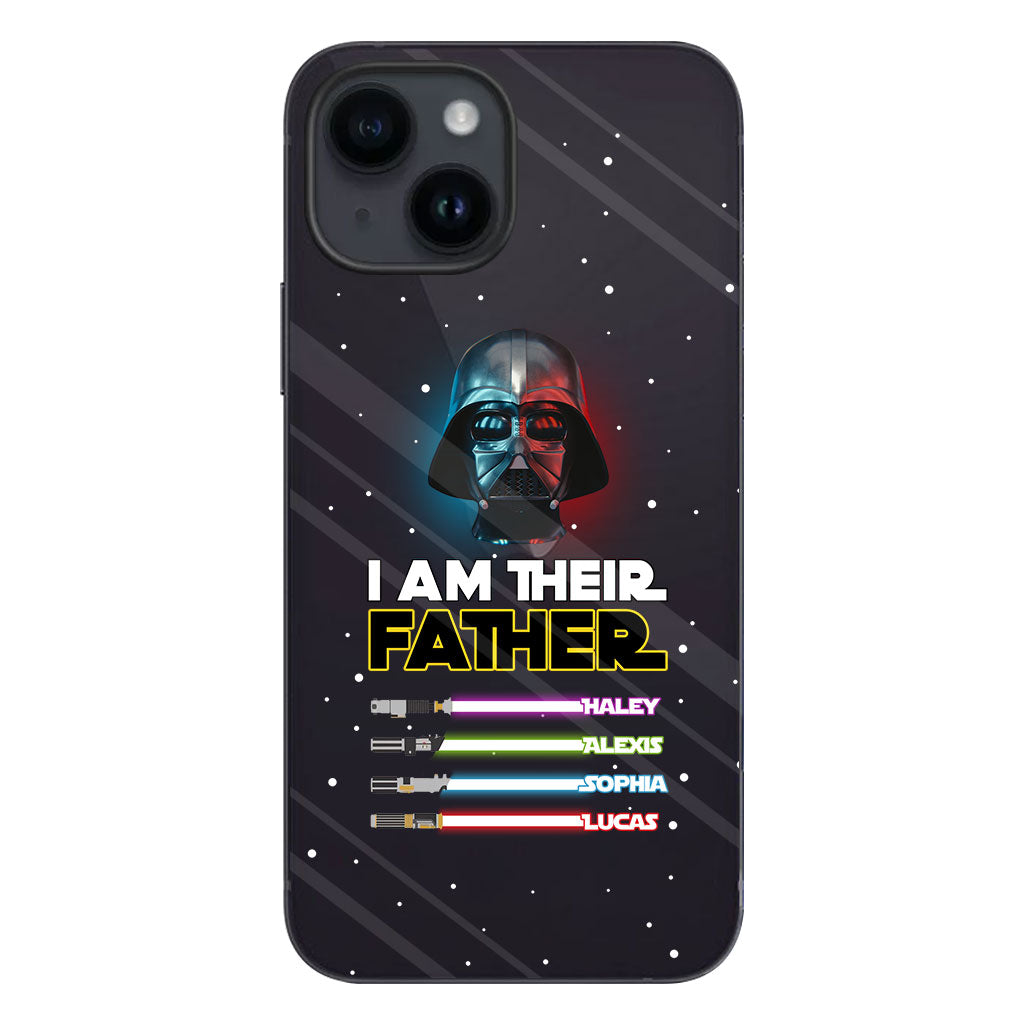 I Am Their Father - Personalized Father Clear Phone Case