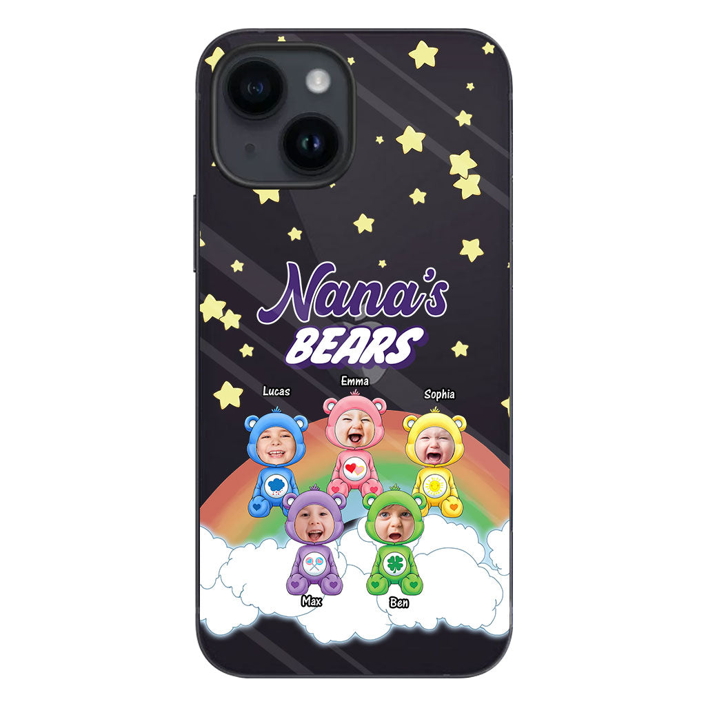 Mama's Bears - Personalized Mother Clear Phone Case