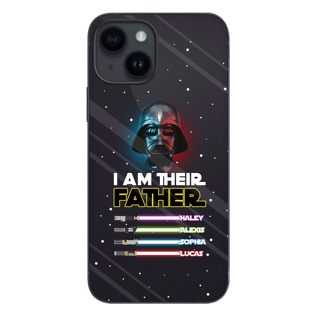 I Am Their Father - Personalized Father Clear Phone Case