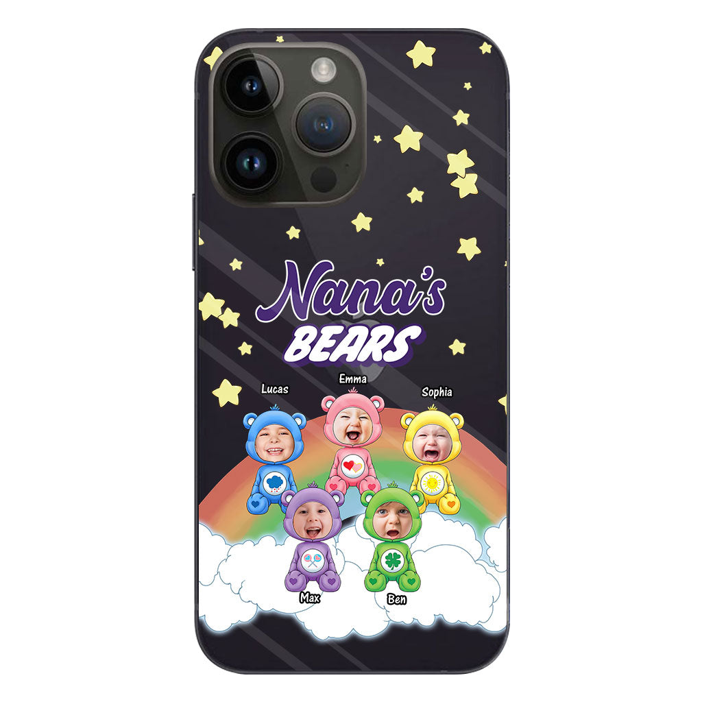 Mama's Bears - Personalized Mother Clear Phone Case